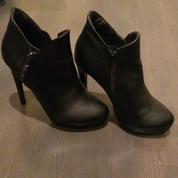 Heeled Black Booties from Madden Girl - Picture 1 of 4